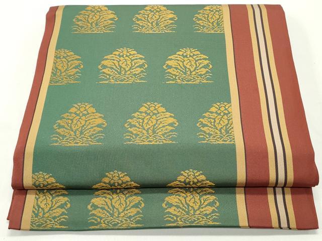 平和屋着物□名物裂一筋 西陣・あらいそ謹製 九寸名古屋帯 横