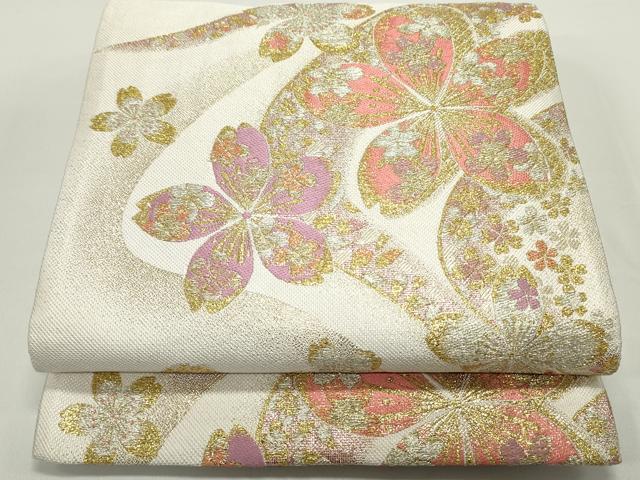 Maru様　M4521★ 着物淡雪 ★真綿紬　刺繍　2尺袖 胴抜き仕立て　さが美 Maru様 M4521☆ 着物淡雪 ☆真綿紬 刺繍 2尺袖 胴抜き仕立て