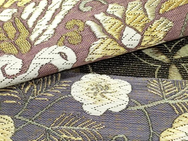 黄金ムガ 鳥獣戯画 袋帯 六通 正絹 黄金ムガ 鳥獣戯画 袋帯 六通 正絹 平和屋着物○六通柄袋帯