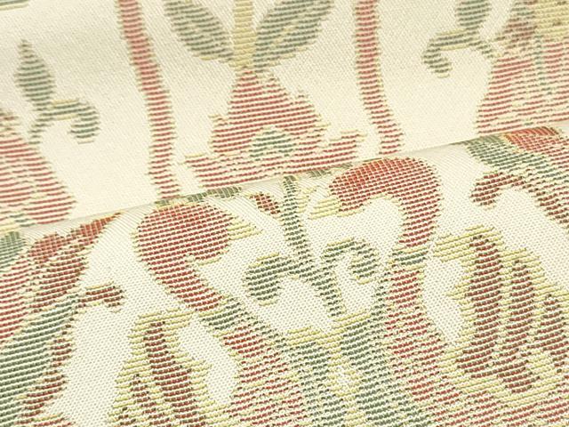 平和屋着物○六通柄 本袋帯 名物裂類錦文 正絹 逸品