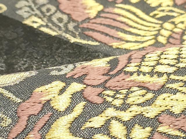 平和屋着物○日本画家 霜鳥忍の世界 彩天目織 六通柄