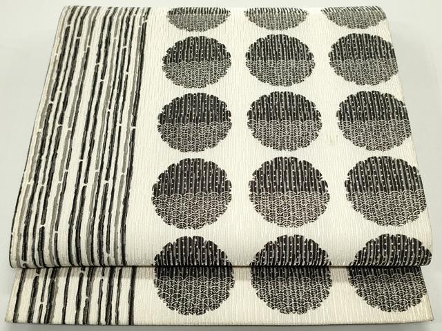 平和屋着物○上質な小紋 蔦の葉花文 鬼しぼ縮緬 正絹 逸品 DAAQ3188ps