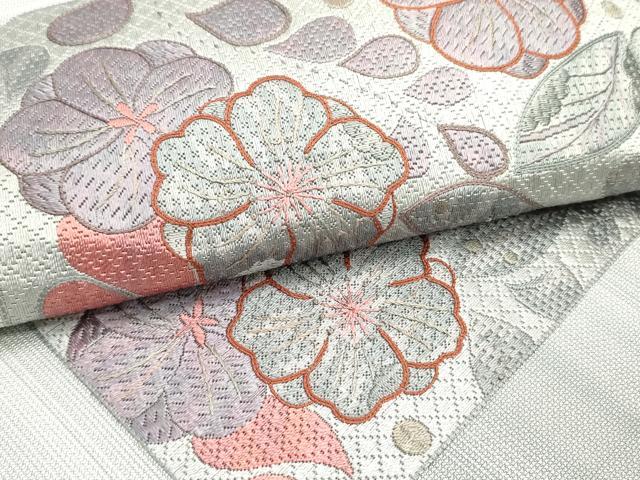 平和屋着物○八寸名古屋帯 総刺繍 辻が花 正絹 逸品 DAAV9460ob