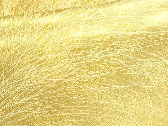 平和屋着物▽上質な小紋 単衣 松葉文 暈し染め 正絹 逸品