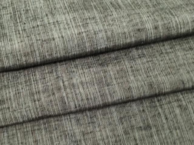 平和屋着物▽上質な紬　単衣　霞文　正絹　逸品　DAAV9548sf