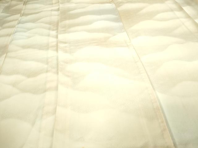 平和屋着物▽上質な小紋　単衣　菱文　暈し染め　正絹　逸品　DAAV9567sf