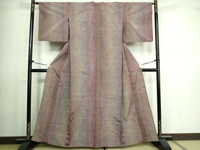 平和屋着物▽上質な紬　単衣　霞文　やまと誂製　正絹　逸品　未使用　BAAS8855ui 平和屋着物▽上質な紬 単衣 霞文 やまと誂製 正絹 逸品