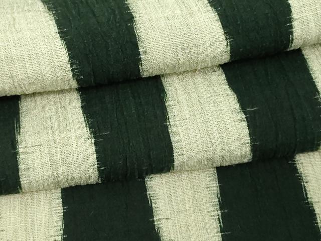 平和屋着物▽上質な紬　単衣　変わり間道　正絹　逸品　DAAV9683sf