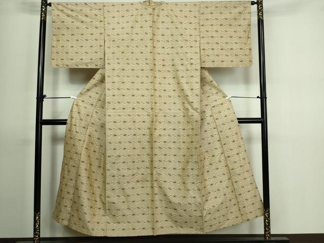 平和屋着物▽本場琉球紬　単衣　吉祥文　正絹　逸品　DAAV9698sf 平和屋着物▽本場琉球紬 単衣 吉祥文 正絹 逸品 DAAV9698sfの通販はau