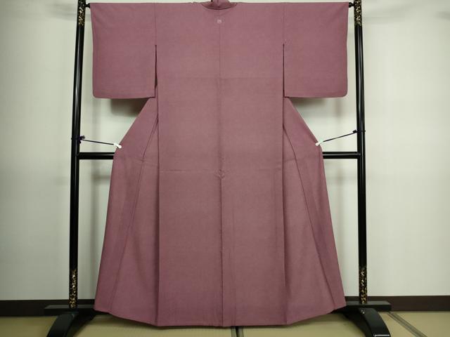 平和屋着物▽江戸小紋 単衣 鮫小紋柄 洗える着物 DAAV9713sf