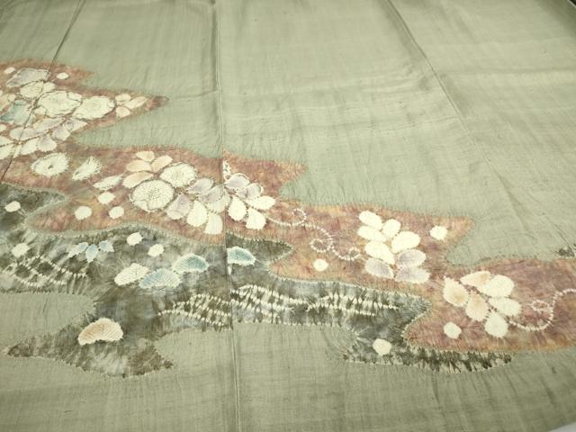 訪問着フルセット　辻が花　滝泰　ブランド　着物　正絹　作家物 滝泰謹製 辻が花 絞り 十日町友禅 訪問着 正絹 淡藤色 紫 828 | kimono