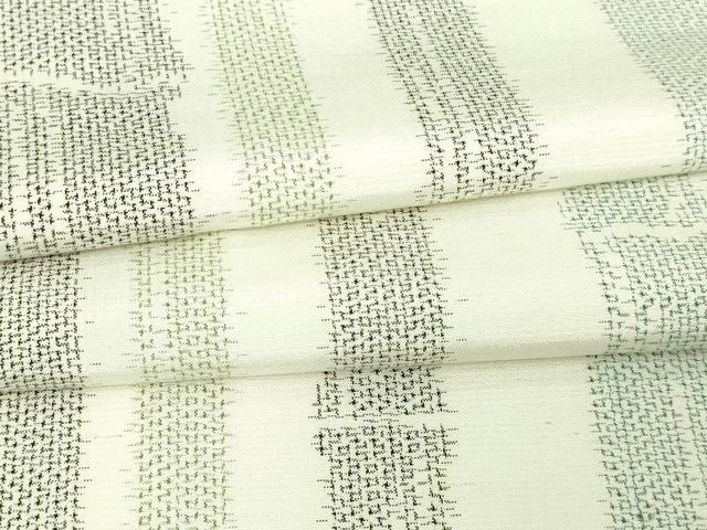 平和屋着物▽上質な紬　単衣　竹間道　正絹　逸品　 DAAV9856sf