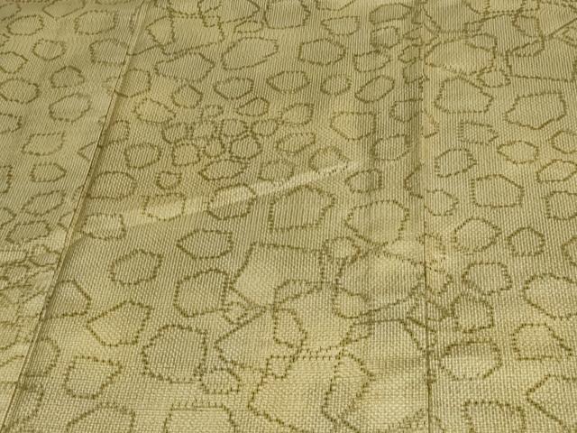 平和屋着物▽上質な紬　単衣　抽象文様　正絹　逸品　DAAV9865sf 平和屋着物▽上質な紬 単衣 抽象文様 正絹 逸品 DAAV9865sf 【公式通販】