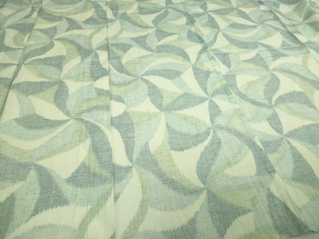 平和屋着物▽小紋　単衣　舞花文　洗える着物　DAAV9875sf