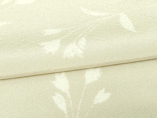 平和屋着物▽上質な小紋 単衣 枝葉文 正絹 逸品 DAAV9953sf