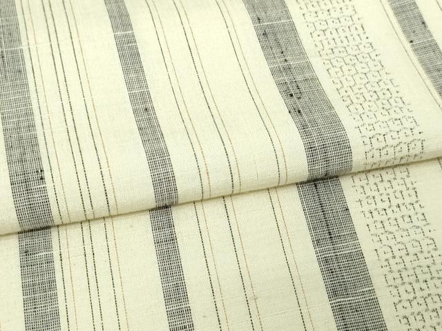 平和屋着物○結城紬 縞 正絹 逸品 DAAQ3385ps