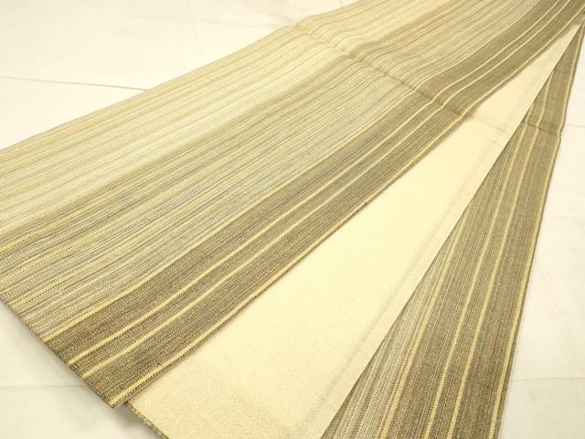 平和屋着物○太鼓柄袋帯 スリーシーズン 春夏秋 間道 金通し