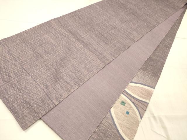 平和屋着物▽太鼓柄袋帯　スリーシーズン　春夏秋　すくい織　抽象文様　正絹　逸品　DAAW4351cm_5