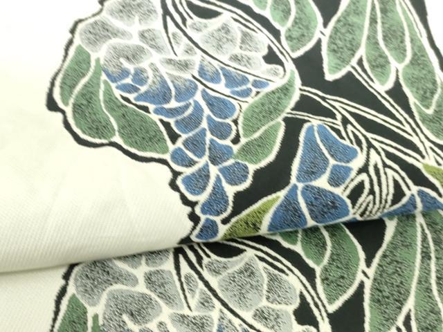 平和屋着物○六通柄袋帯 風通織 藤花房 正絹 逸品 DAAW4446cm