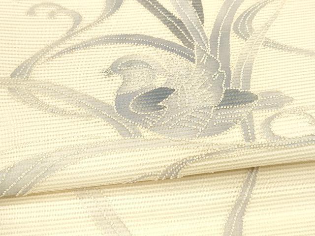 平和屋着物＊夏物 中国三大刺繍 相良刺繍 九寸開き名古屋帯