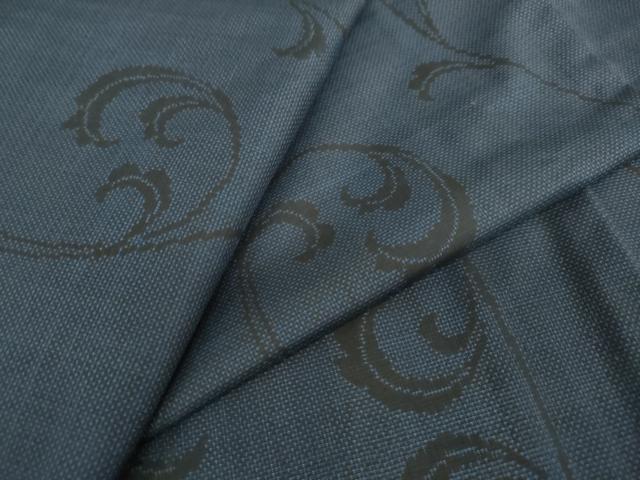 平和屋着物●本場大島紬　9マルキ　唐草文　ますいわ屋扱い　正絹　逸品　DAAW5095ud