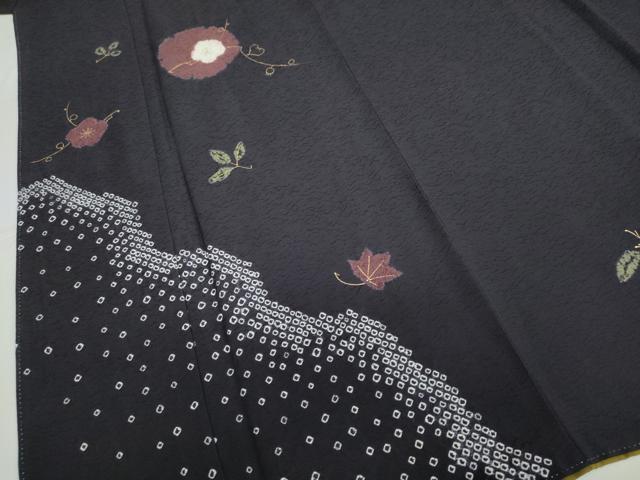 平和屋着物○訪問着 絞り 雪輪草花文 金彩 正絹 逸品 DAAW5119udの通販