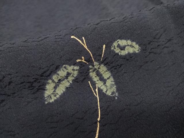 平和屋着物○訪問着 絞り 雪輪草花文 金彩 正絹 逸品 DAAW5119udの通販