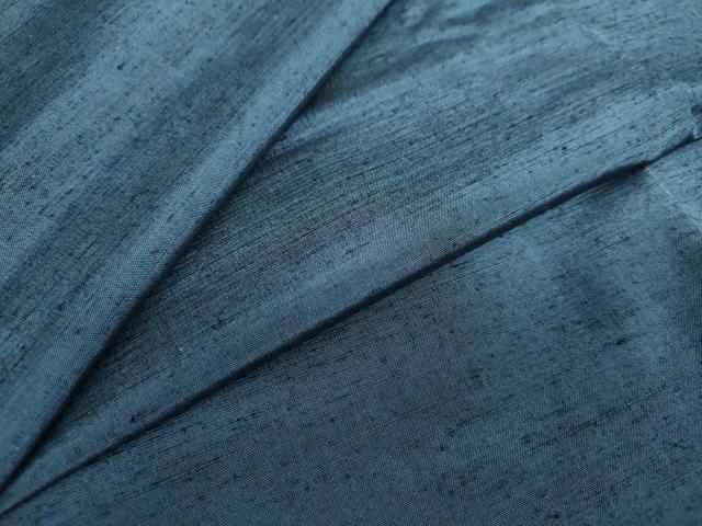 平和屋着物●男性　紬　褐返色　キングサイズ　正絹　逸品　DAAW5142ud