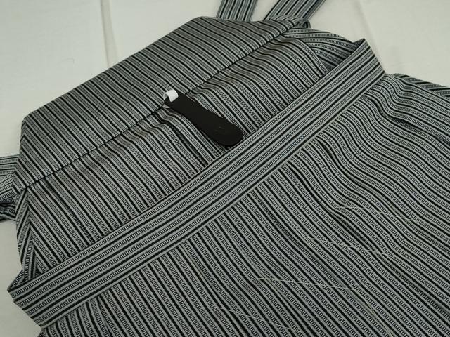 平和屋着物○男性 行灯袴 縞 正絹 逸品 未使用 DAAW5158ud