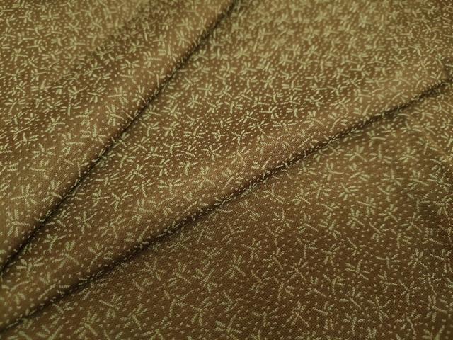 平和屋着物●上質なお召　蜻蛉　とんぼ　正絹　逸品　DAAW5187ud