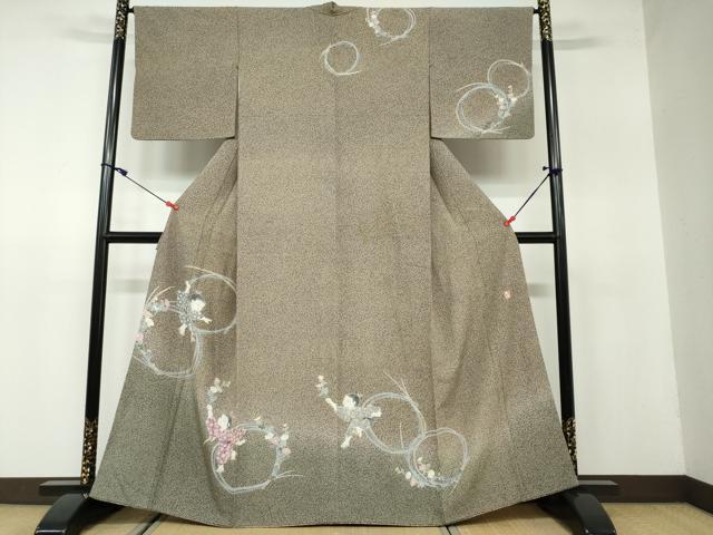 平和屋着物●訪問着　友禅　作家物　童子遊び　暈し染め　正絹　逸品　DAAW5224ud