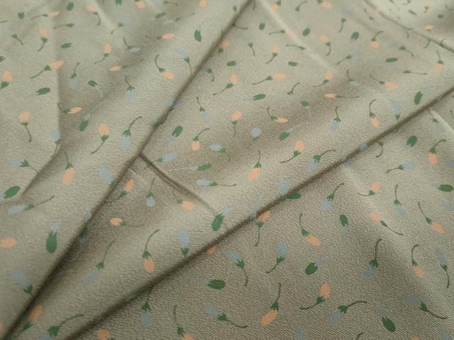 平和屋着物●上質な小紋　成物　正絹　逸品　DAAW5229ud