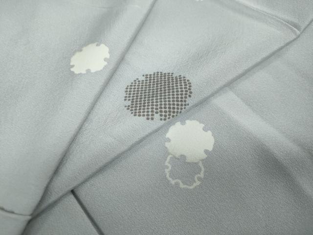 平和屋着物●上質な小紋　雪輪文　正絹　逸品　DAAW5329ud