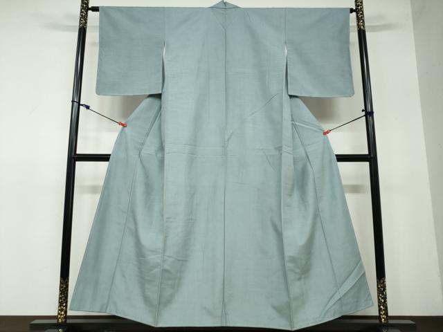 平和屋着物●上質な紬 　秘色色　正絹　逸品　未使用　DAAW5404ud 平和屋着物○上質な紬 秘色色 正絹 逸品 未使用 DAAW5404ud