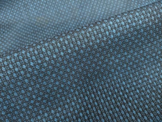 平和屋着物○男性 本場大島紬 アンサンブル 長羽織 抽象文様 正絹 逸品  