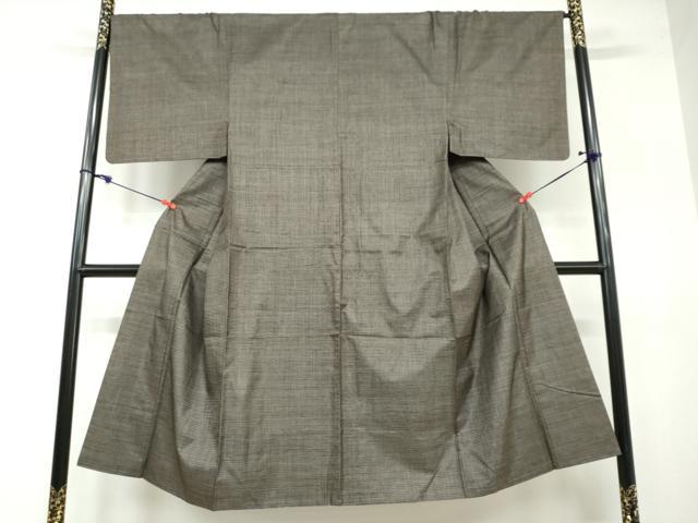 平和屋着物●男性　本場大島紬　100亀甲　総詰め　正絹　逸品　DAAW5449ud