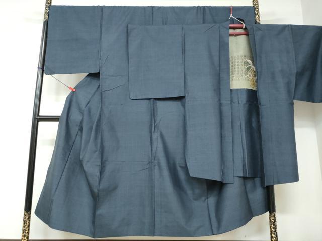 平和屋着物●男性　本場大島紬　アンサンブル　亀甲柄　正絹　逸品　DAAW5536ud