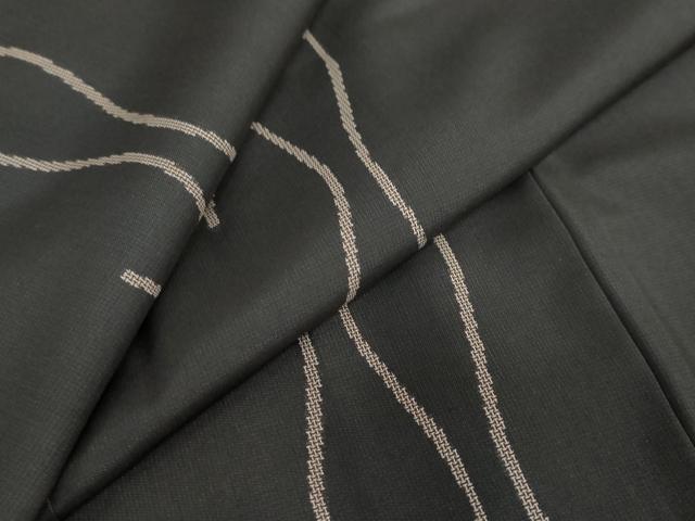 平和屋着物●本場大島紬　9マルキ　地空き　抽象文様　正絹　逸品　未使用　DAAW5674ud