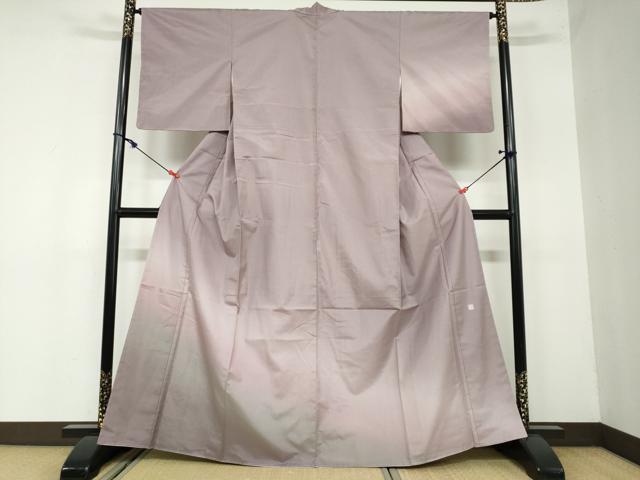 平和屋着物●本場染大島紬　訪問着　霞文　暈し染め　無落款　正絹　逸品　未使用　DAAW5701ud