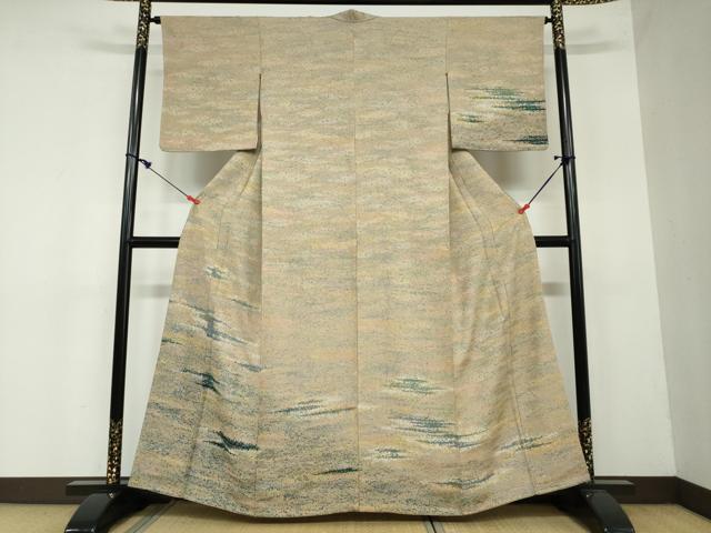 平和屋着物●訪問着　霞文　正絹　逸品　DAAW5761ud