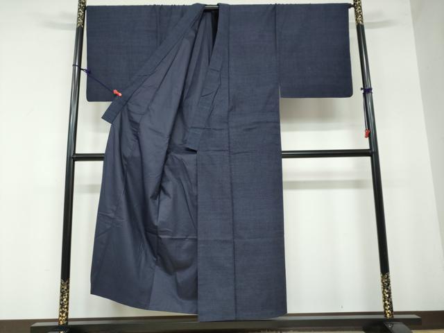 平和屋着物○男性 本場結城紬 重要無形文化財 アンサンブル 長羽織 100亀甲