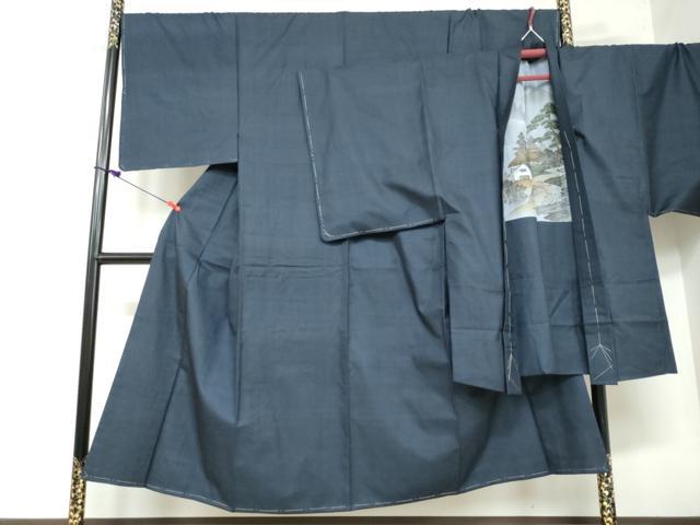 平和屋着物●男性　本場大島紬　アンサンブル　100亀甲　総詰め　正絹　逸品　未使用　DAAW5830