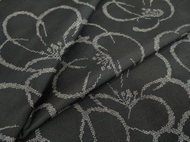 平和屋着物●本場大島紬　9マルキ　舞花文　正絹　逸品　DAAW5846ud