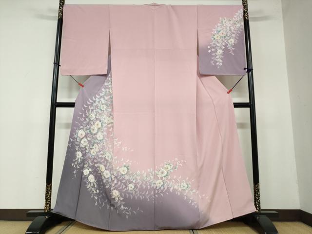 平和屋着物●訪問着　絞り　辻が花　暈し染め　正絹　逸品　未使用　DAAW5851ud