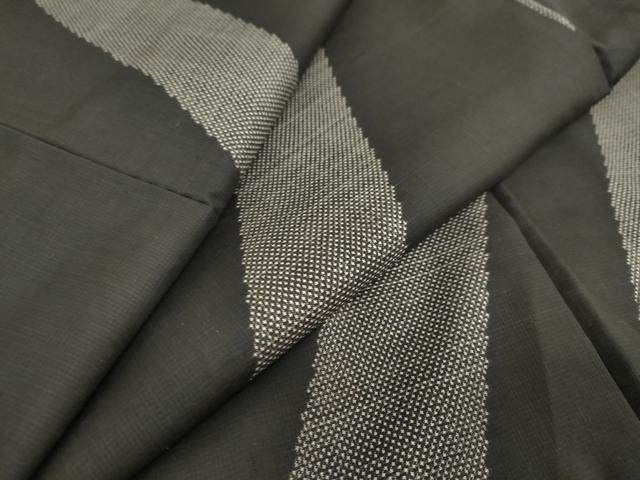 平和屋着物●本場大島紬　7マルキ　斜縞　正絹　逸品　DAAW5871ud