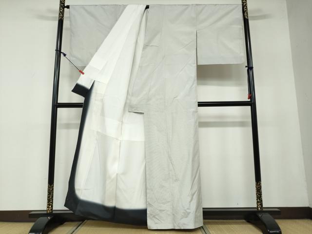 平和屋着物○上質な紬 格子 正絹 逸品 未使用 DAAW5927ud