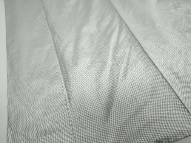 平和屋着物●上質な紬　格子　正絹　逸品　未使用　DAAW5927ud