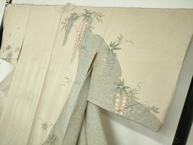 平和屋着物○訪問着 流水松藤文 金彩 正絹 逸品 DAAW5971ud