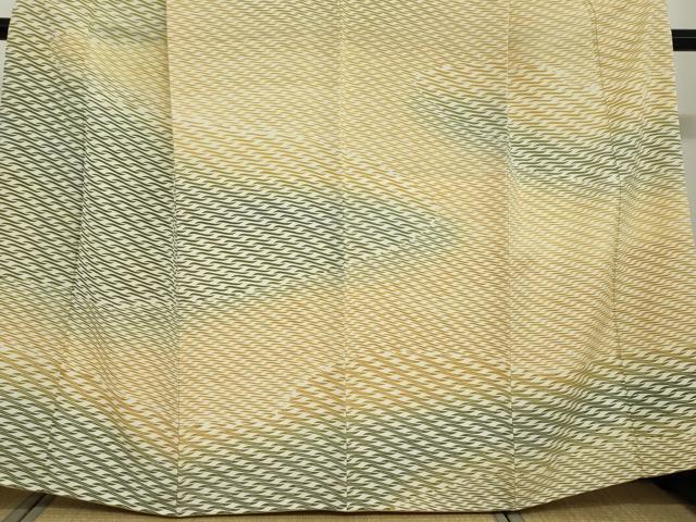 平和屋着物○訪問着 作家物 抽象文様 胴抜き仕立て 正絹 逸品 DAAW5989ud