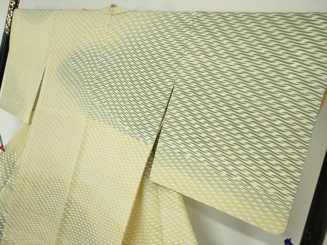 平和屋着物○訪問着 作家物 抽象文様 胴抜き仕立て 正絹 逸品 DAAW5989ud